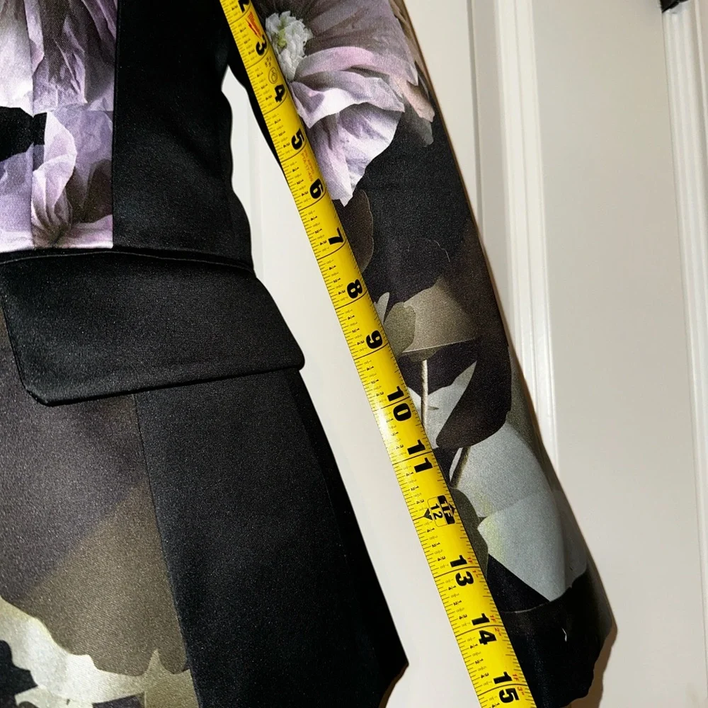 Ted Baker Black Jacket with Floral Design - Picture 9 of 9